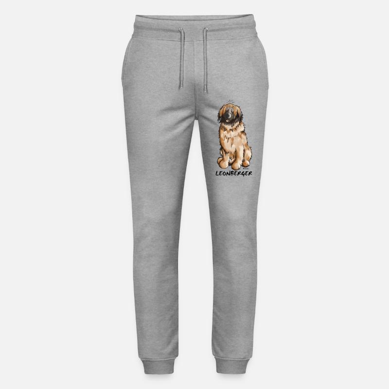 Leon der Leonberger - Stanley/Stella Unisex Bio Jogginghose Mover  - Grau meliert
