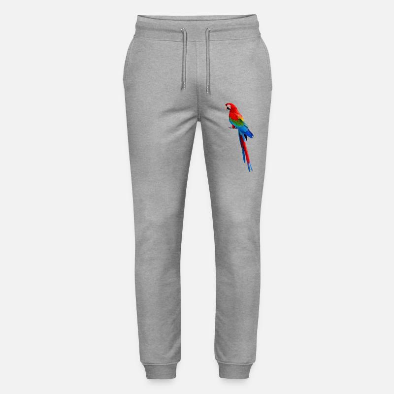 Papagei - Stanley/Stella Unisex Bio Jogginghose Mover  - Grau meliert