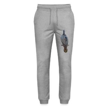U-boot - Stanley/Stella Unisex Bio Jogginghose Mover  - Grau meliert - Vorne - Marisol (170cm) & Nik (191cm)