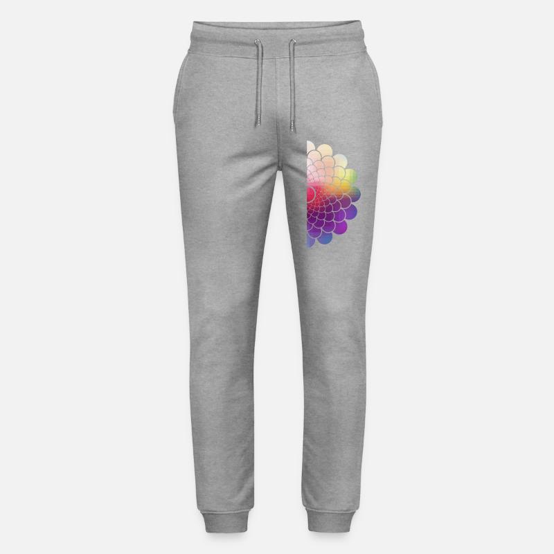 halber Regenbogen - Stanley/Stella Unisex Bio Jogginghose Mover  - Grau meliert