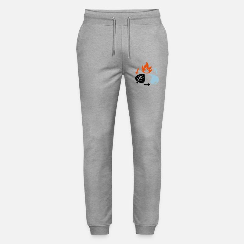 Feuer, Wasser, Pflanzenelemente - Stanley/Stella Unisex Bio Jogginghose Mover  - Grau meliert