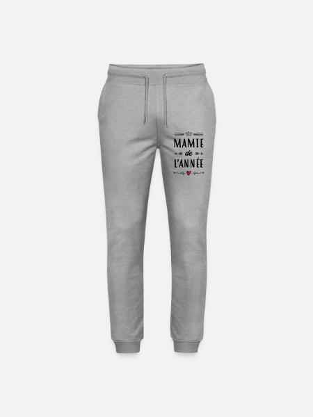 Mamie Mamy Grand-Mère Grand Mere Grands Parents - Stanley/Stella Mover Unisex Organic Jogging Trousers - heather grey