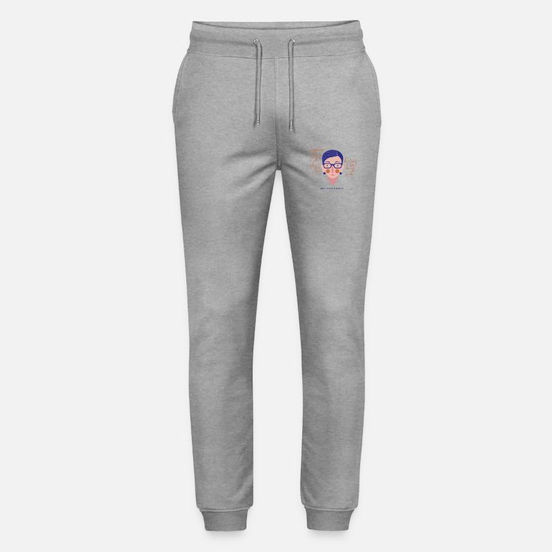 Ruth Bader Ginsburg - Stanley/Stella Unisex Bio Jogginghose Mover - Grau meliert