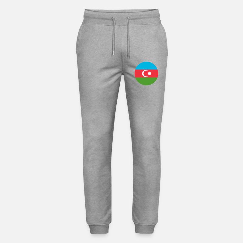 Aufkleber Luftwaffe Roundel Aserbaidschan Luftwaffe - Stanley/Stella Unisex Bio Jogginghose Mover - Grau meliert