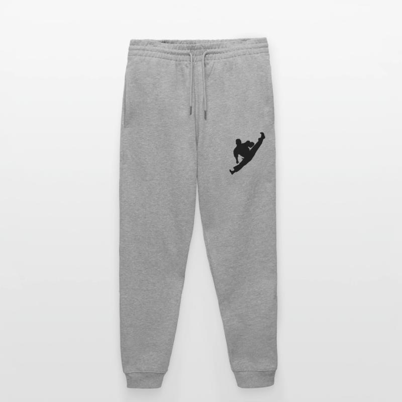 Jumpkick Geri Kick Karate oder Teakwondo Stanley/Stella Unisex Bio Jogginghose Mover 