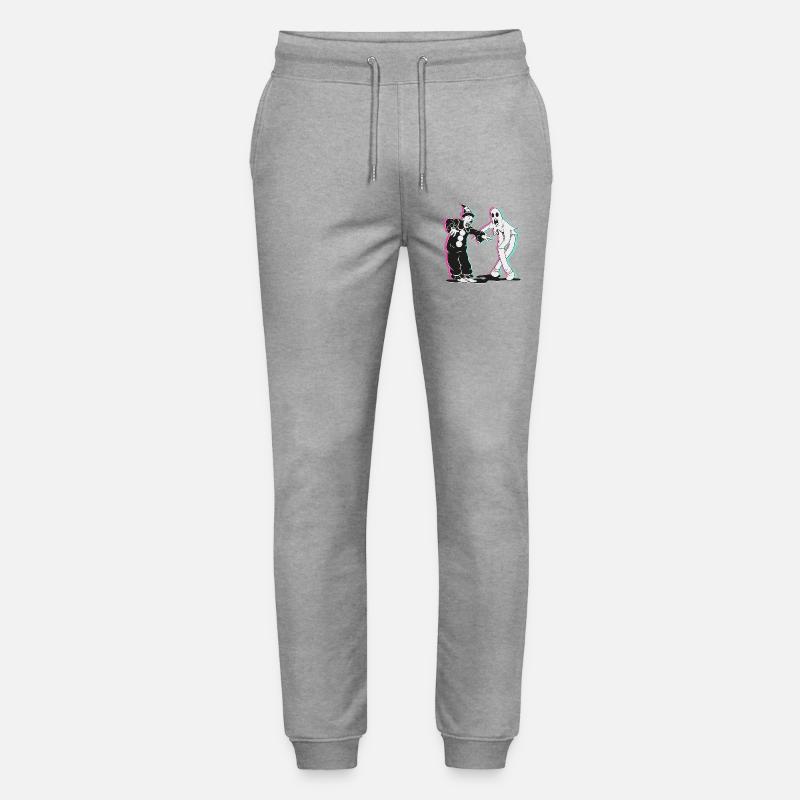 ghost e clown danza - Pantaloni da jogger unisex ed ecologici Mover di Stanley/Stella - grigio melange