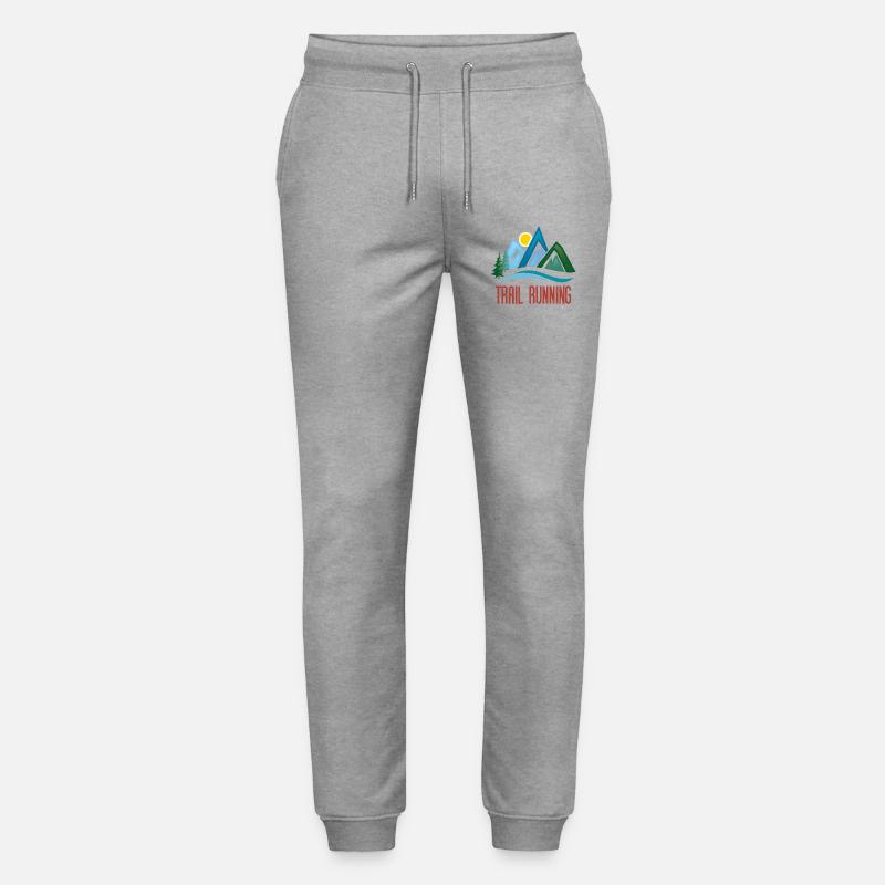 Trailrunning - Stanley/Stella Unisex Bio Jogginghose Mover  - Grau meliert