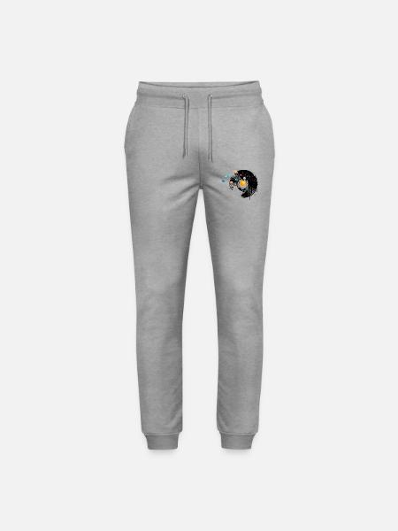 Disque vinyle - Pantalon de jogging bio MOVER Stanley/Stella unisexe - gris chiné