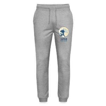 Kanagawa, Japan - Stanley/Stella Mover Unisex Organic Jogging Trousers - heather grey - Front - Marisol (170cm) & Nik (191cm)