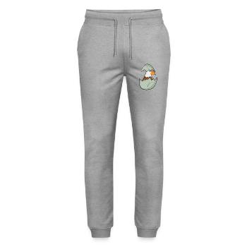 Baby Eagle - Stanley/Stella Mover Unisex Organic Jogging Trousers - heather grey - Front - Marisol (170cm) & Nik (191cm)