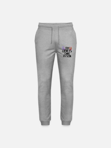 Rentnerin Oma Statement Alte Frau Großmutter - Stanley/Stella Unisex Bio Jogginghose Mover - Grau meliert