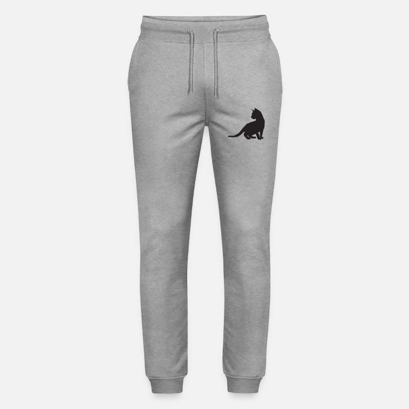Kätzchen-Design - Stanley/Stella Unisex Bio Jogginghose Mover - Grau meliert
