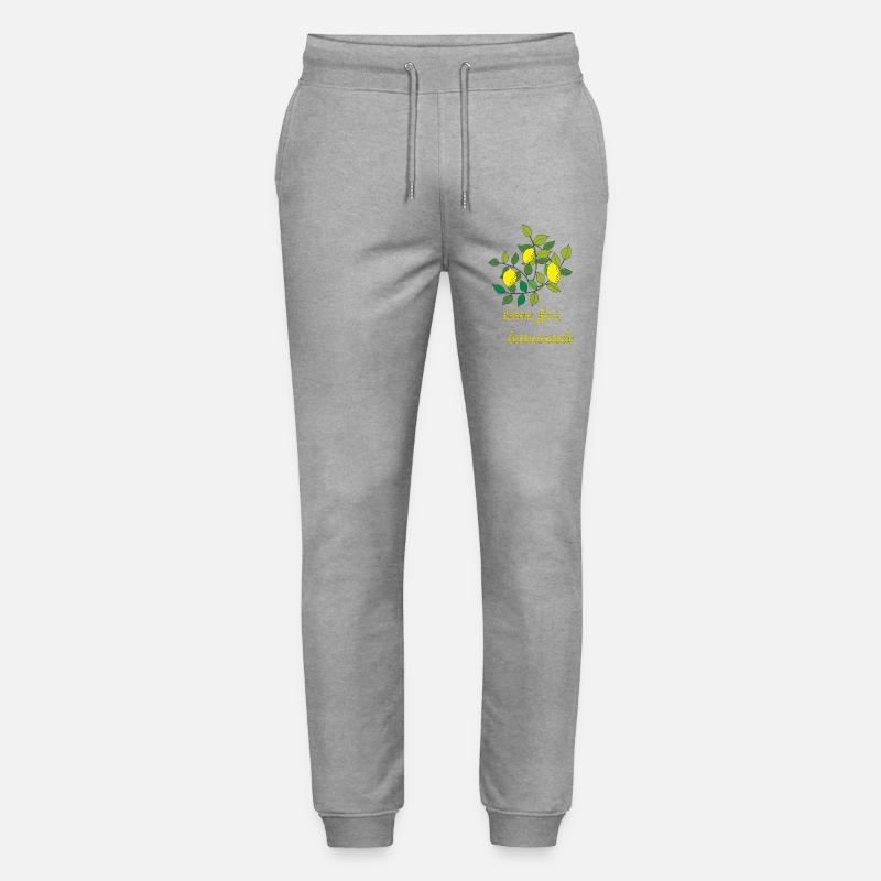 time for lemonade zitronen - Stanley/Stella Unisex Bio Jogginghose Mover  - Grau meliert