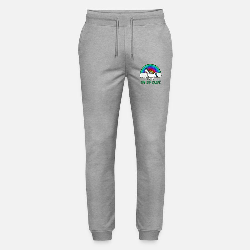 Ich bin so süß - Stanley/Stella Unisex Bio Jogginghose Mover  - Grau meliert