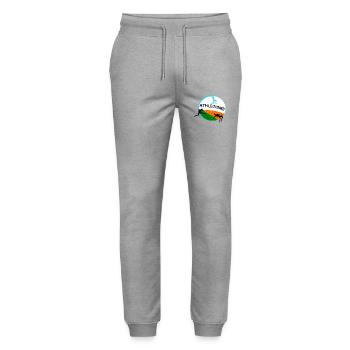 Athlétisme - Pantalon de jogging bio MOVER Stanley/Stella unisexe - gris chiné - Devant - Marisol (170cm) & Nik (191cm)
