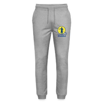 paddle, fan de paddle, stand up - Pantalon de jogging bio MOVER Stanley/Stella unisexe - gris chiné - Devant - Marisol (170cm) & Nik (191cm)
