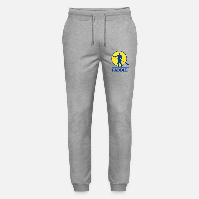 Paddel, Paddelventilator, Aufstehen - Stanley/Stella Unisex Bio Jogginghose Mover  - Grau meliert
