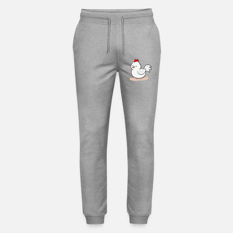 Huhn Hühner - Stanley/Stella Unisex Bio Jogginghose Mover  - Grau meliert