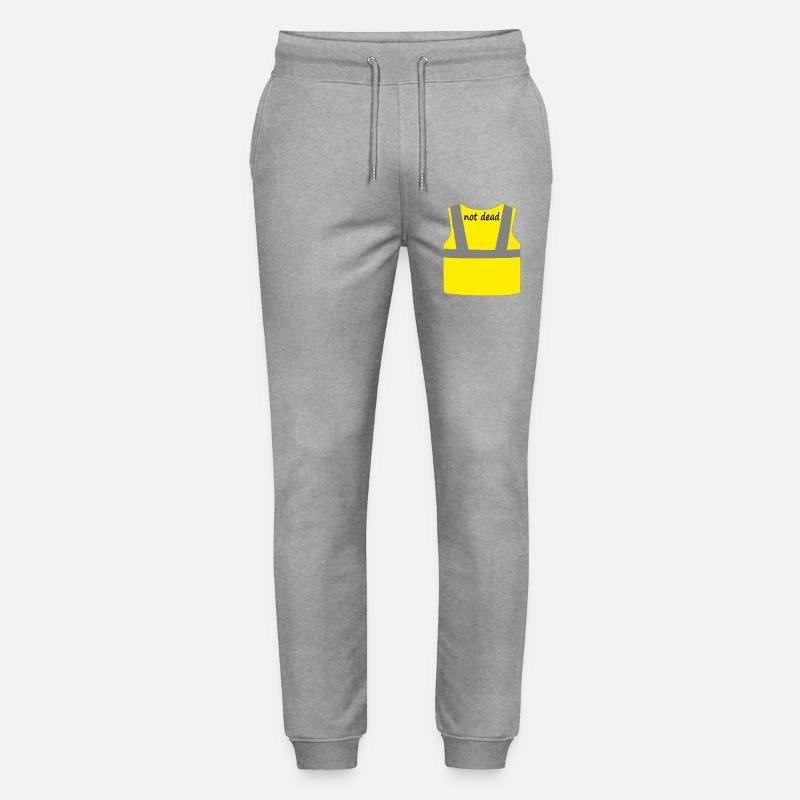 Gelbe Weste - Stanley/Stella Unisex Bio Jogginghose Mover  - Grau meliert