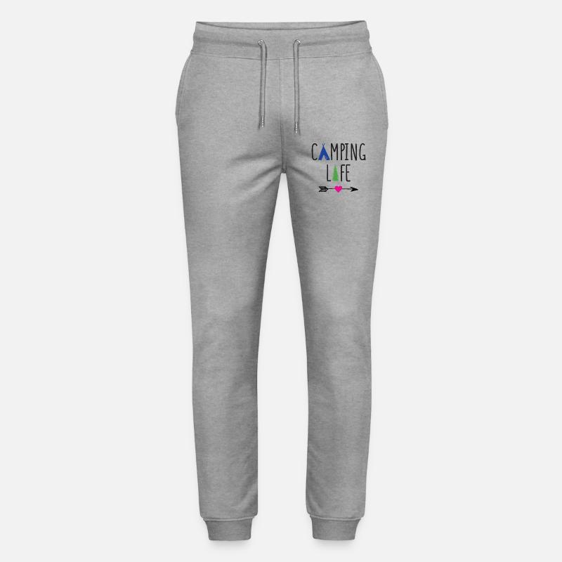 Campingleben - Stanley/Stella Unisex Bio Jogginghose Mover  - Grau meliert