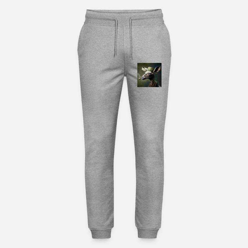 Cannabiche 04 ohne Typografie - Stanley/Stella Unisex Bio Jogginghose Mover  - Grau meliert