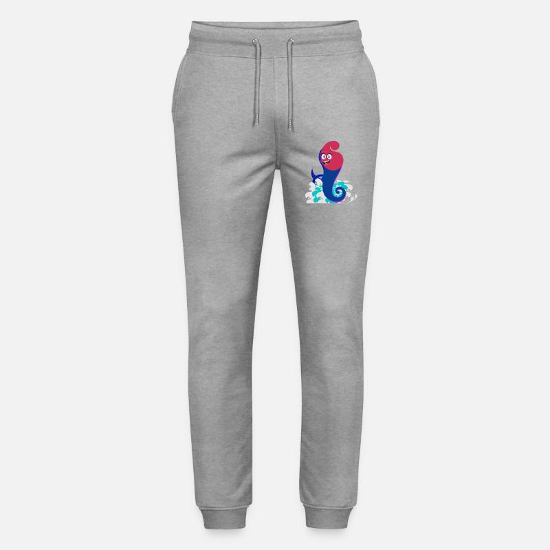 Surf-Spiral-Geist - Stanley/Stella Unisex Bio Jogginghose Mover  - Grau meliert