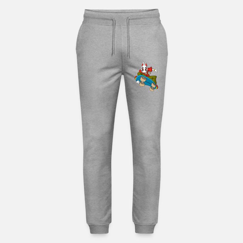 Fox Kitsune Skateboarding - Stanley/Stella Unisex Bio Jogginghose Mover - Grau meliert