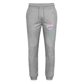 Best Mom ever! - Stanley/Stella Unisex Bio Jogginghose Mover  - Grau meliert - Vorne - Marisol (170cm) & Nik (191cm)