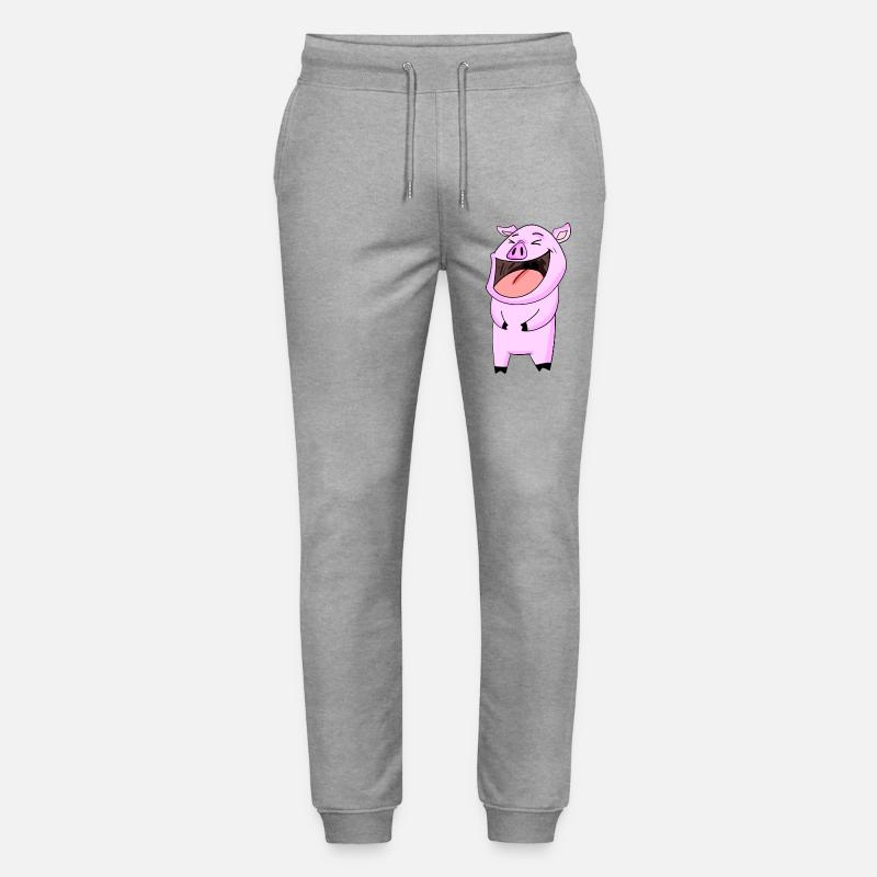 Rires de cochon - Pantalon de jogging bio MOVER Stanley/Stella unisexe - gris chiné