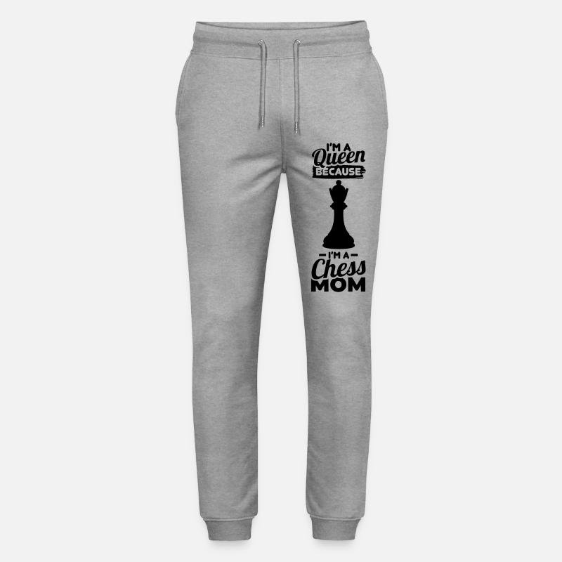 Schach Mama - Stanley/Stella Unisex Bio Jogginghose Mover  - Grau meliert