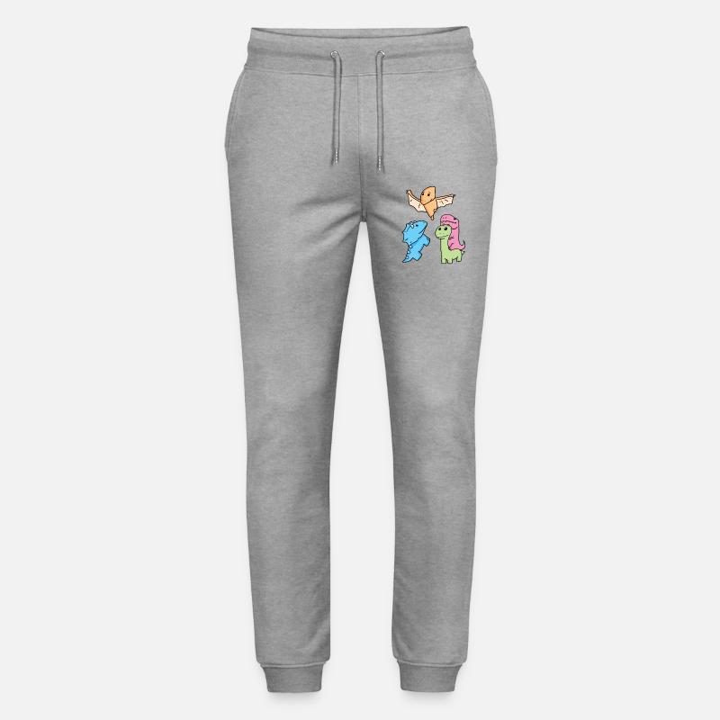 Dinosaure - Pantalon de jogging bio MOVER Stanley/Stella unisexe - gris chiné