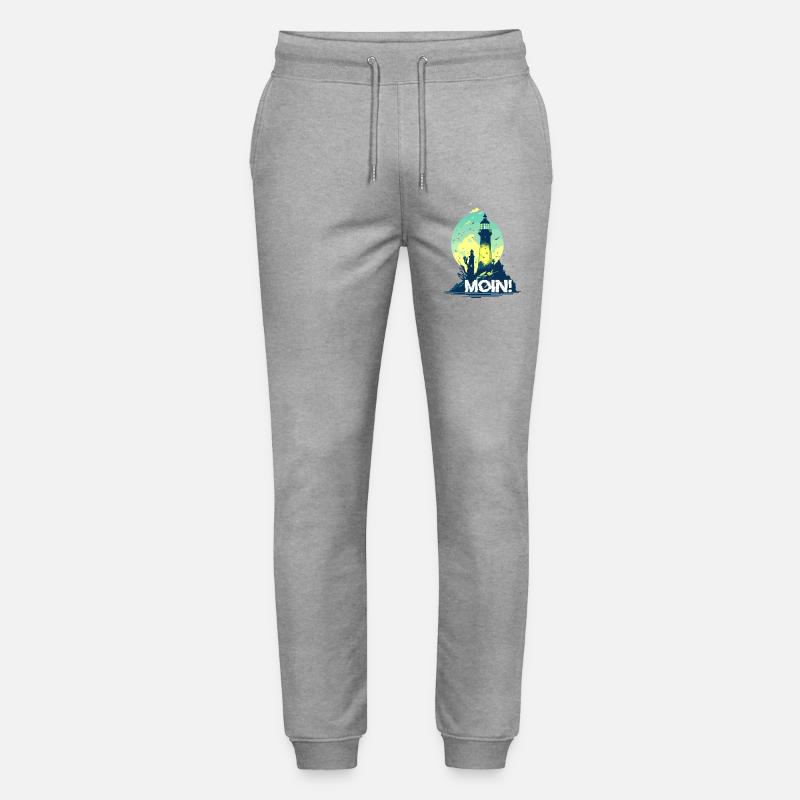 MOIN! - Stanley/Stella Unisex Bio Jogginghose Mover  - Grau meliert