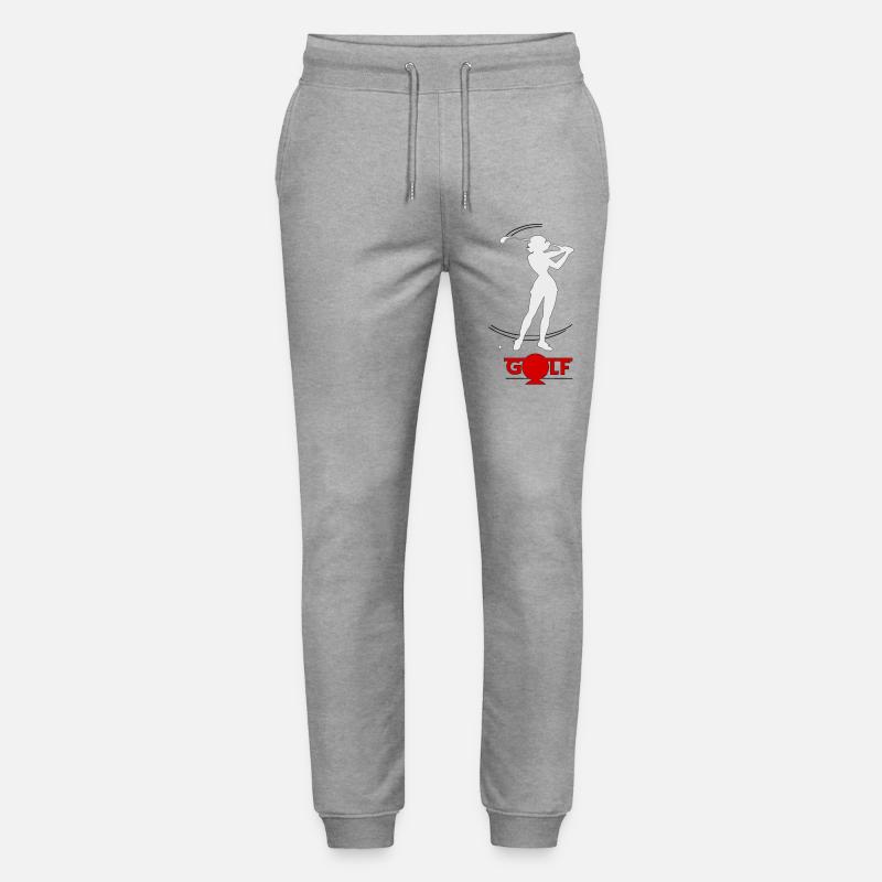 Golfeuse rétro - Pantalon de jogging bio MOVER Stanley/Stella unisexe - gris chiné