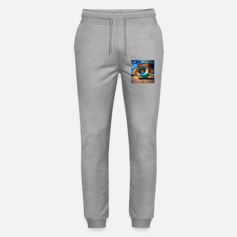 Mega Donut 01 - Stanley/Stella Unisex Bio Jogginghose Mover  - Grau meliert