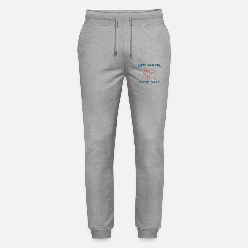 Animaux Cool Dicton Chien Déclaration Chat - Pantalon de jogging bio MOVER Stanley/Stella unisexe - gris chiné