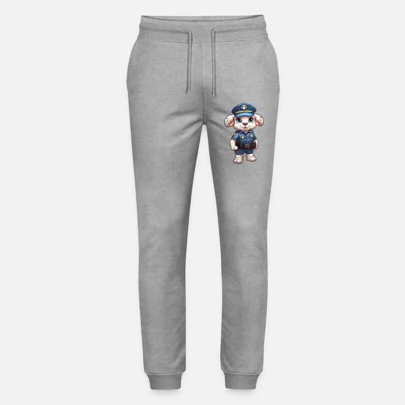 Polizei Schaf - Stanley/Stella Unisex Bio Jogginghose Mover  - Grau meliert