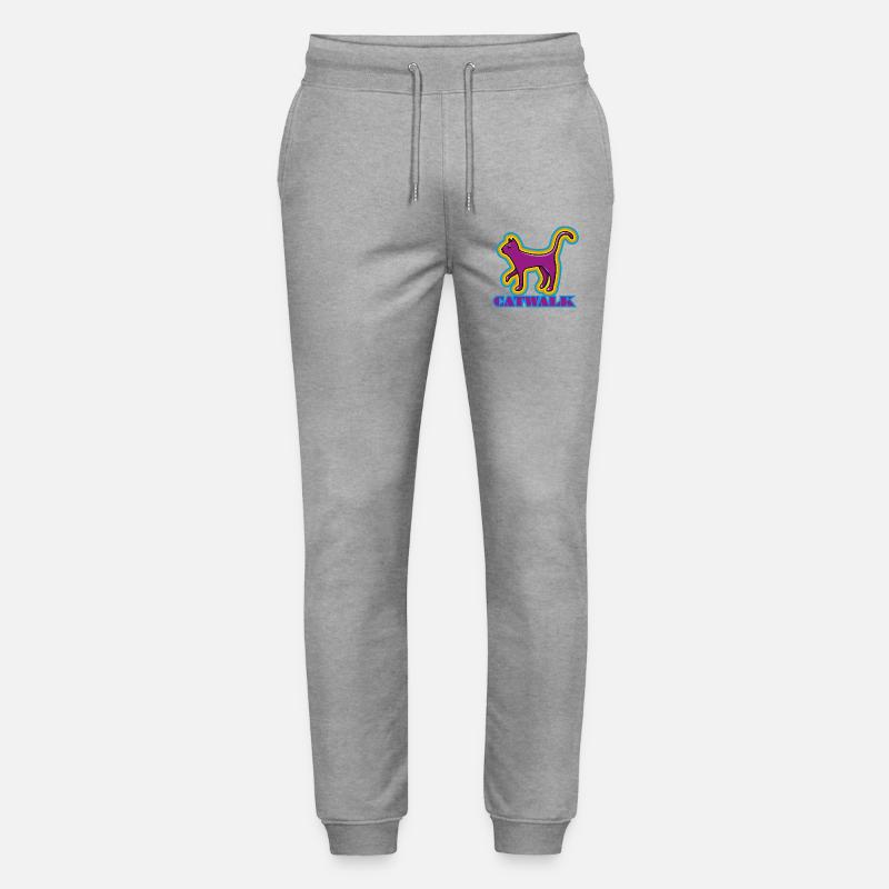 Hochnäsiges Schmusetier - Stanley/Stella Unisex Bio Jogginghose Mover  - Grau meliert