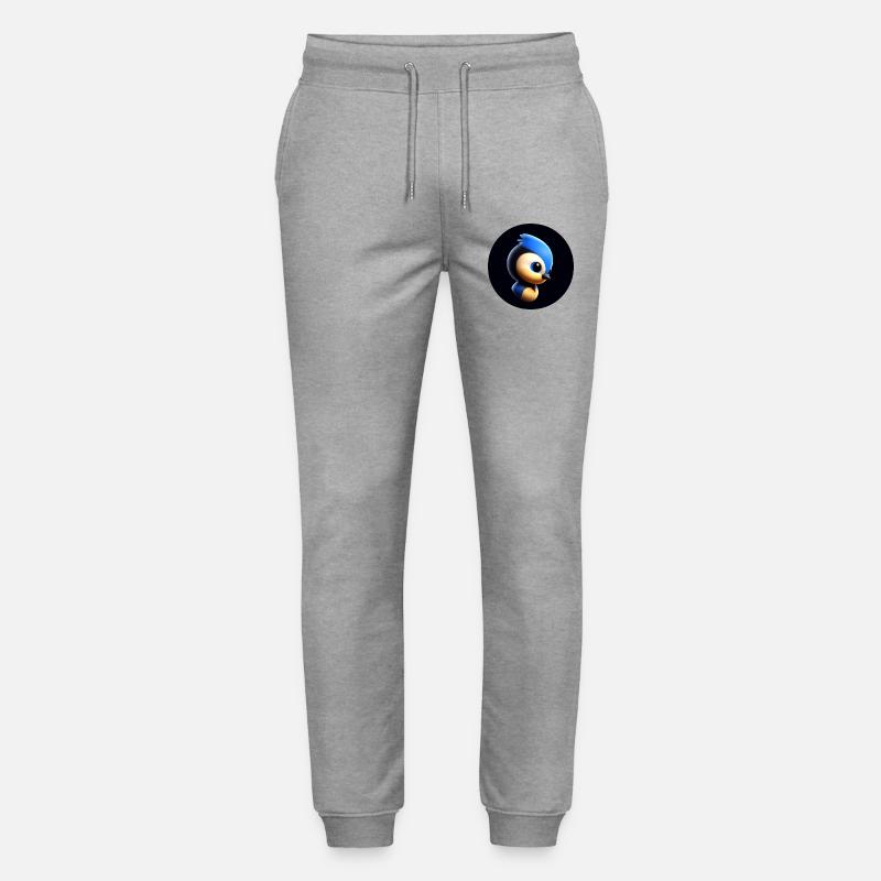 Comic Meise im Animationsstil - Stanley/Stella Unisex Bio Jogginghose Mover  - Grau meliert