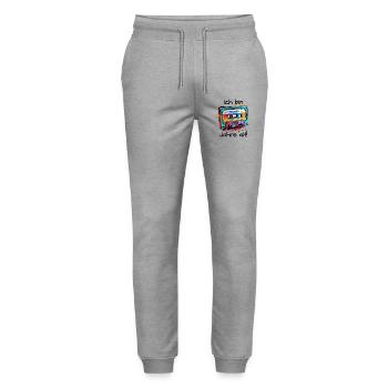 mixtape  - Stanley/Stella Unisex Bio Jogginghose Mover  - Grau meliert - Vorne - Marisol (170cm) & Nik (191cm)