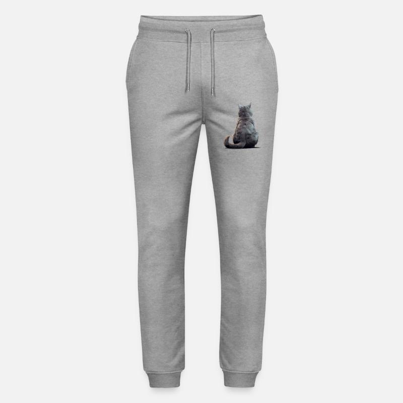 Chartreux - Stanley/Stella Unisex Bio Jogginghose Mover  - Grau meliert