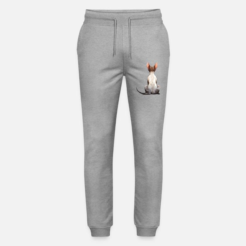 Cornish Rex - Stanley/Stella Mover Unisex Organic Jogging Trousers - heather grey