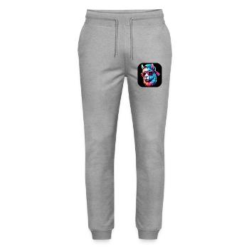 Alpaca Sunglasses Hat Fur Multicolored - Stanley/Stella Mover Unisex Organic Jogging Trousers - heather grey - Front - Marisol (170cm) & Nik (191cm)