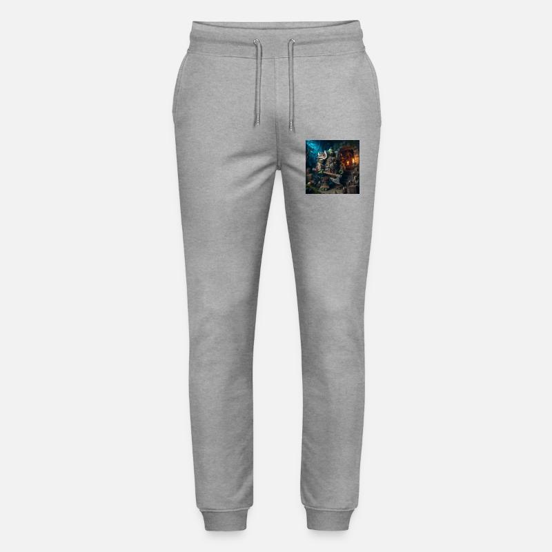 Conception d’orc 2 - Pantalon de jogging bio MOVER Stanley/Stella unisexe - gris chiné