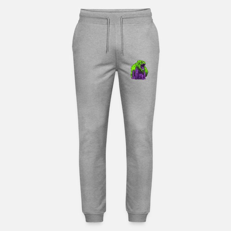 Gorilla 07 - Stanley/Stella Unisex Bio Jogginghose Mover  - Grau meliert