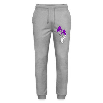 Lilie - Stanley/Stella Unisex Bio Jogginghose Mover  - Grau meliert - Vorne - Marisol (170cm) & Nik (191cm)