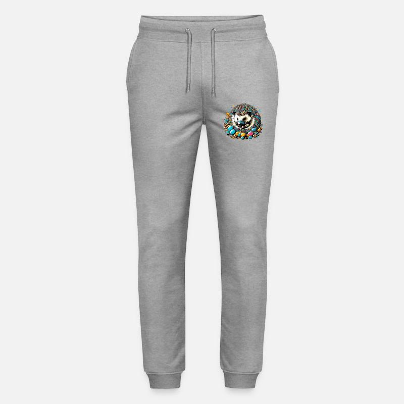 Igel - Stanley/Stella Unisex Bio Jogginghose Mover - Grau meliert