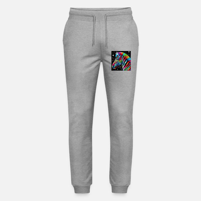 Zebra - Stanley/Stella Unisex Bio Jogginghose Mover  - Grau meliert