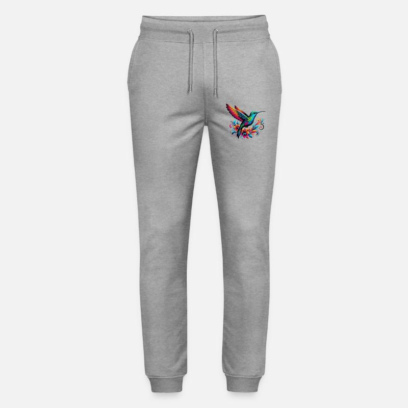 Kolibri - Stanley/Stella Unisex Bio Jogginghose Mover - Grau meliert