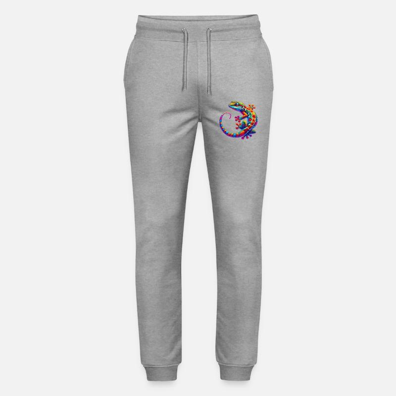 Gecko - Stanley/Stella Unisex Bio Jogginghose Mover  - Grau meliert