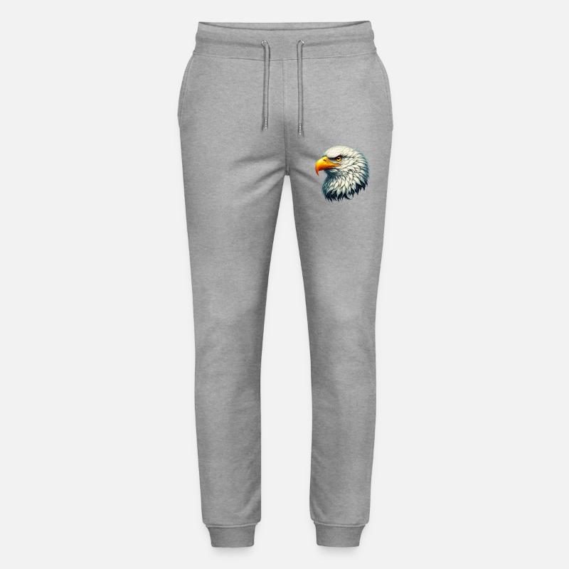 Adler - Stanley/Stella Unisex Bio Jogginghose Mover  - Grau meliert